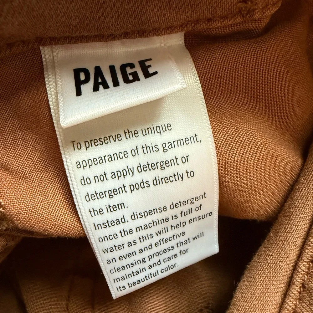PAIGE Brooklyn High Waist Shorts with Cuffed Hem - Picture 10 of 10